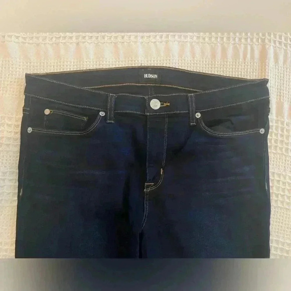 Hudson Dark Wash Skinny Jeans Niko Midrise Ankle NWOT Stretchy Size 32 Women’s - Picture 5 of 12